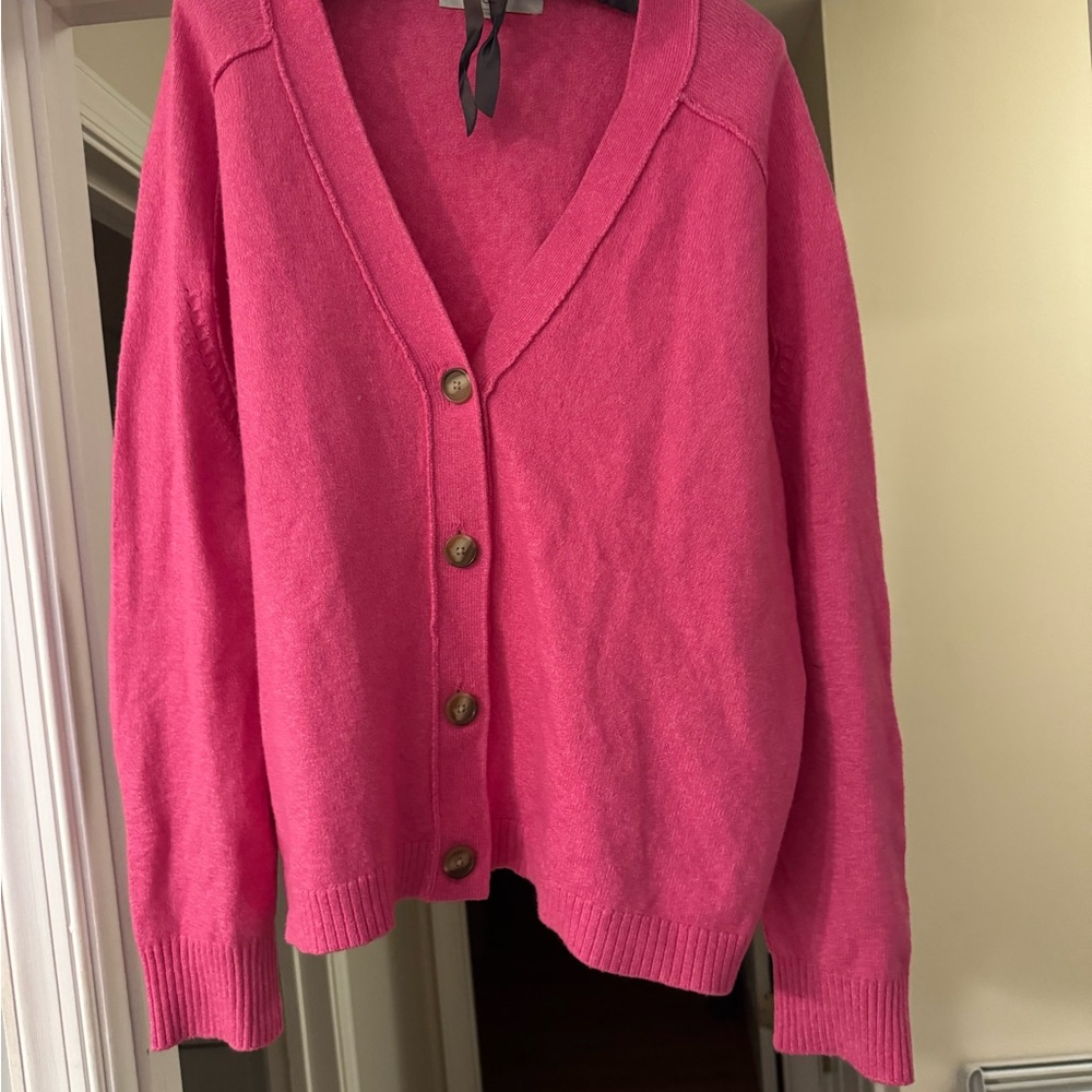 LOFT Vibrant Pink Women's Cardigan